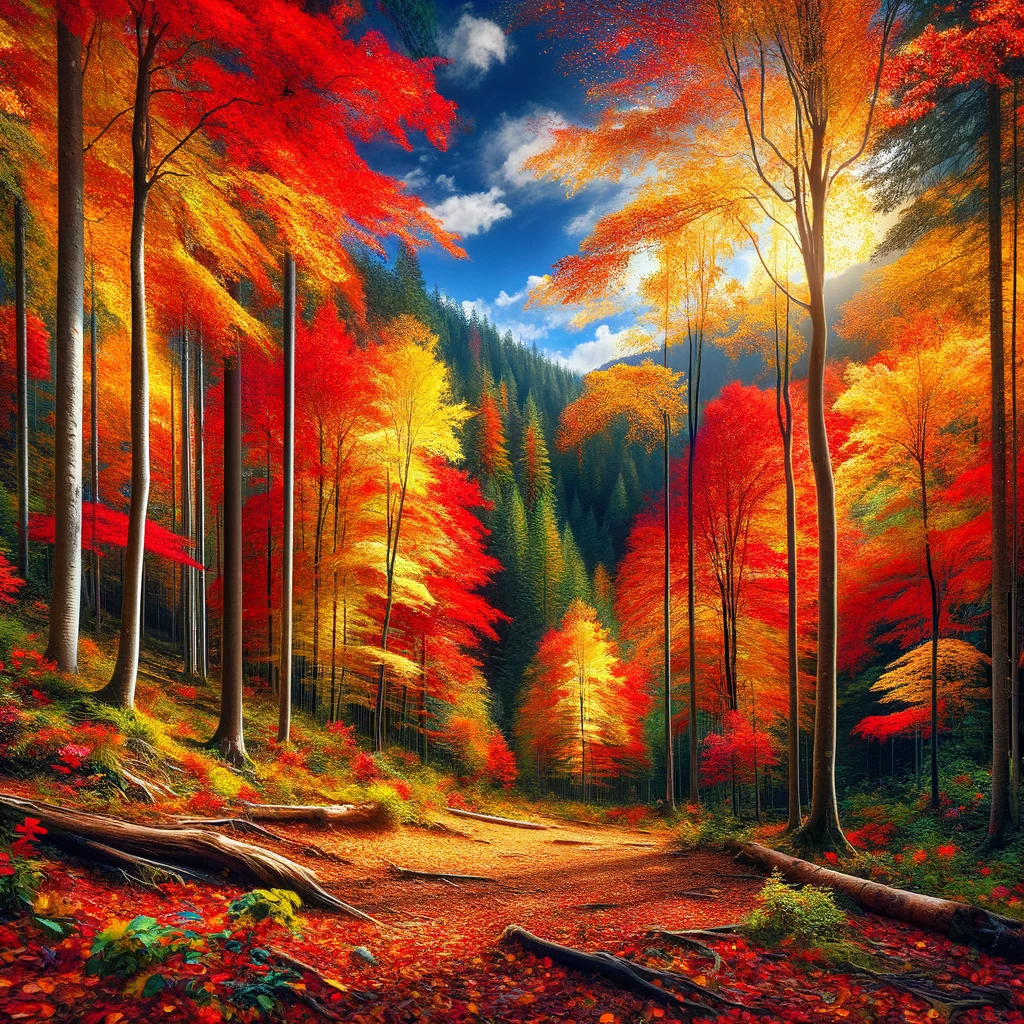 AI-Enhanced Autumn Landscape