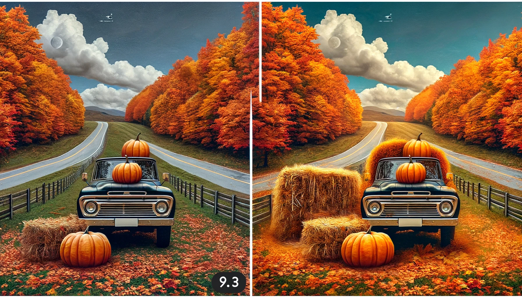 AI Modified Autumn Scene